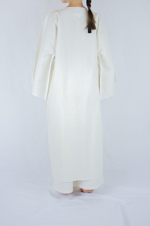White Faraa Kimono by Carmen Calburean