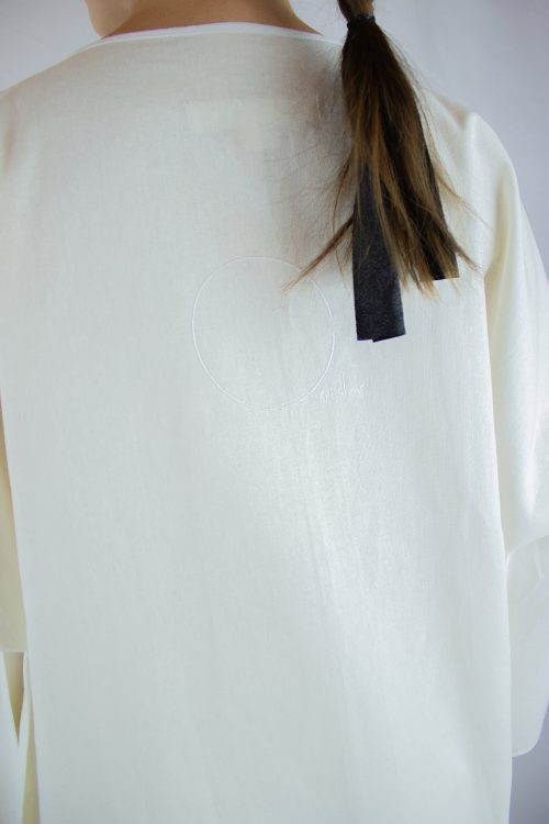White Faraa Kimono by Carmen Calburean